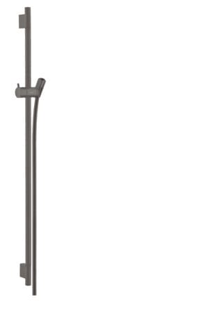 Hansgrohe - Unica'S - Duschstange 90 cm, mit Duschschlauch, schwarz chrom gebürstet 28631340