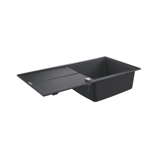 Grohe Abwäschen - Abwäschen - Kompositspüle K400 mit Ablaufgarnitur, 100x50 cm Granit Schwarz 31641AP0