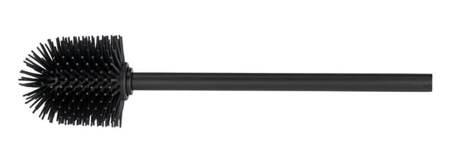 Silikon Ersatzbürste mit Stiel Schwarz ø 8 cm, Schwarz, Polypropylen schwarz - schwarz - Wenko