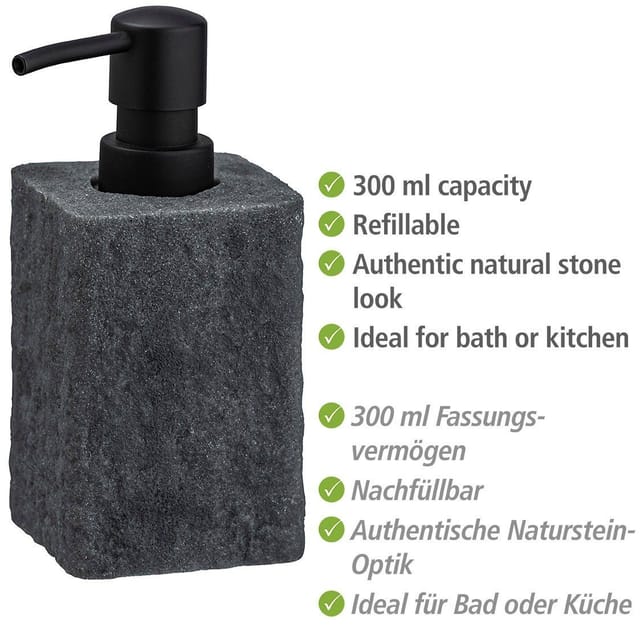 Seifenspender villata, schwarz Wenko