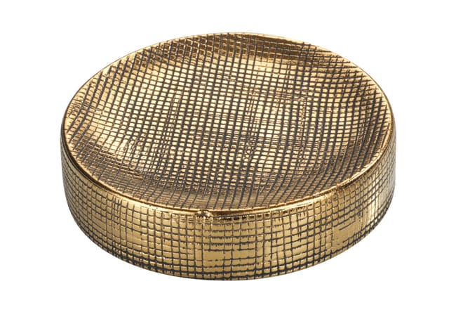 Seifen Ablage rivara Schale Halter Gold Bad wc ø 10 cm Accessoiress - gold - Wenko