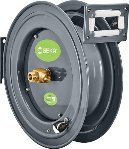 Geka - Schlauchaufroller pa 20 f.Wasser Geh.pulv.STA Ausgang 3/4 Zoll