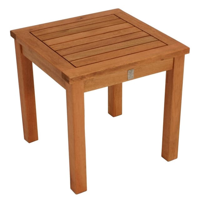 Varedero: Beistelltisch 40x40x40cm quadratisch, Eukalyptus geölt, FSC®-zertifiziert