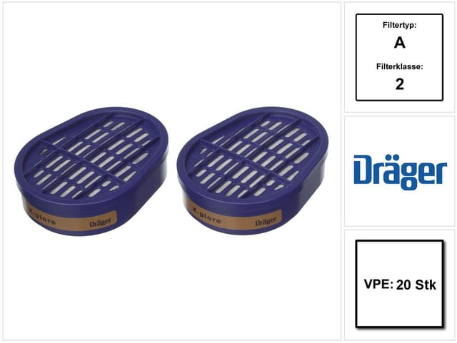 Dräger Gasfilter für 3300/3500/5500 Bajonett A2