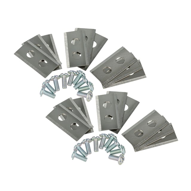 18x Ersatz-Messer kompatibel mit Worx Landroid WG791E, WG793E.1, WG793E, WG791E.1, WG794E Rasenmäher - Ersatzklinge Silber, Stahl - Vhbw