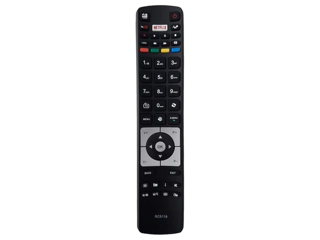 Rc5118 Ersatzfernbedienung Für Hitachi Smart Tvs Mit Netflix Stick