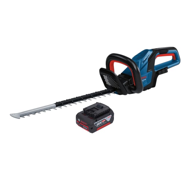 Bosch GHE 18V-50 Professional Akku Heckenschere 18 V 50 cm Brushless + 1x Akku 4,0 Ah - ohne Ladegerät
