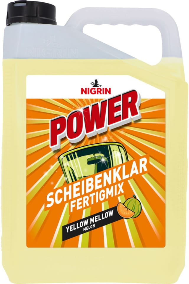Nigrin - Scheibenklar Power Yellow-Melon gebrauchsfertig 5 l Scheibenreiniger
