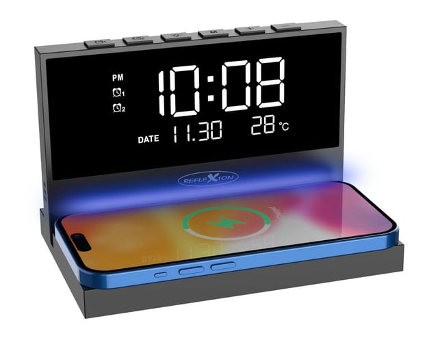 Reflexion ACW2188 Radiowecker UKW Funkempfang, USB Weckfunktion, Stimmungslicht