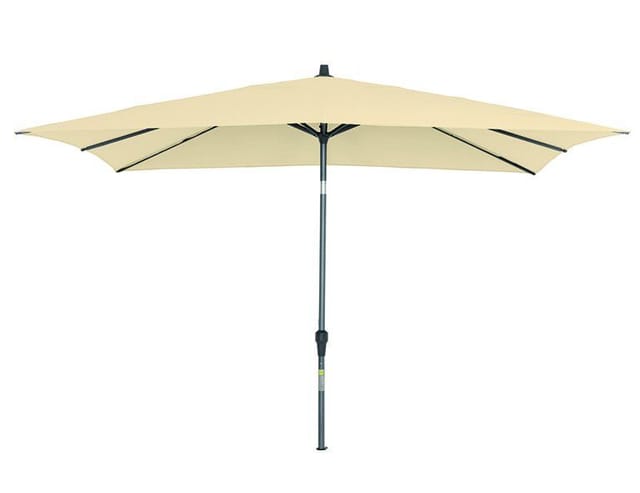 Avio Mittelstockschirm anthrazit/ecru 300x200cm Gestell Alu anthrazit, Streben Stahl, Bezug 100% Polyester, 220g/m² ecru, Lichtschutzfaktor UPF 50+