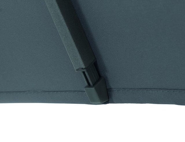 Avio Mittelstockschirm anthrazit/anthrazit 300x200cm, Gestell Alu anthrazit, Streben Stahl, Bezug 100% Polyester, 220g/m² anthrazit,