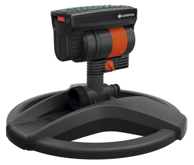 Viereckregner Rasensprenger Sprinkler AquaZoom compact bis 216 m² Garten - Gardena