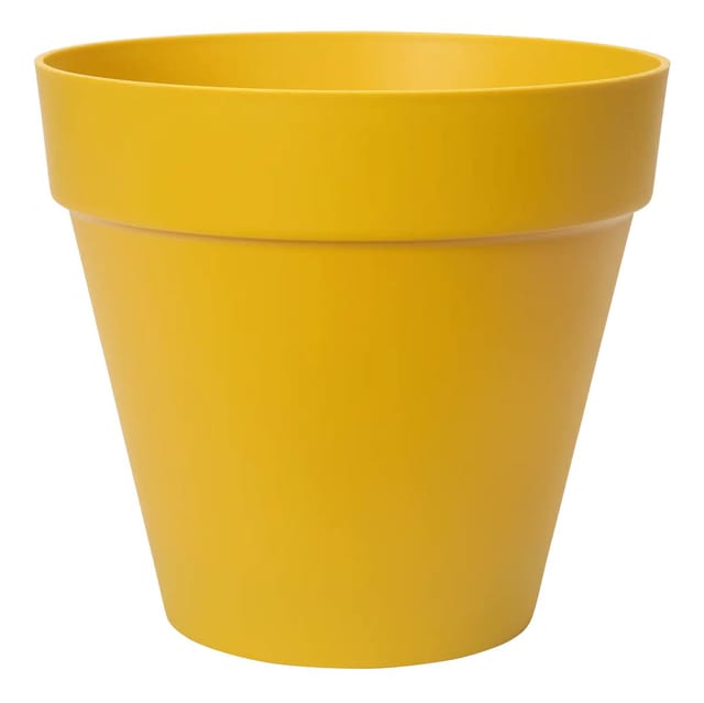 Elho - Loft Pflanzkübel Urban 25 Ockergelb ø 25 cm - Kunststoff