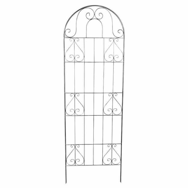 Rankgitter, Metall anthrazit 57,5 x 180 cm