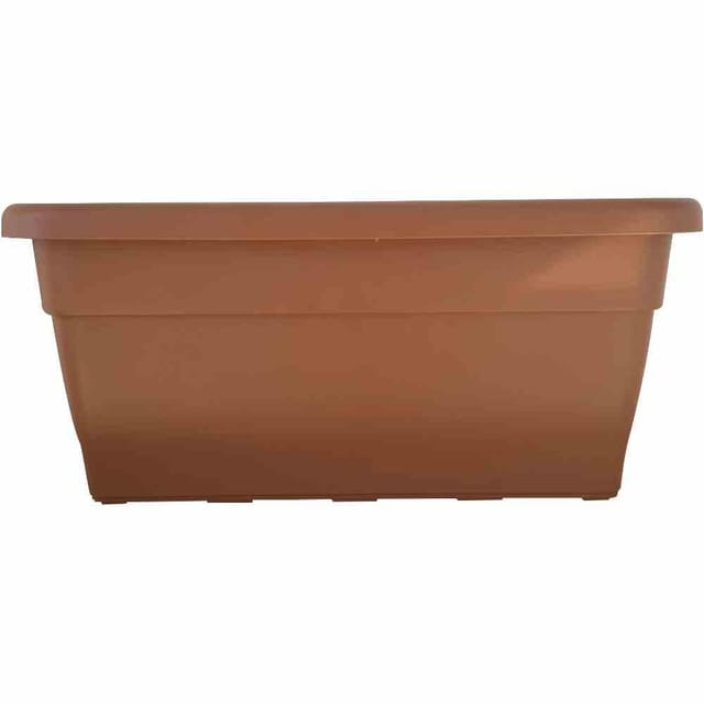Siena Garden - Pflanzkasten 80 x 39 x 34 cm, terracotta Rechteckiges Kunststoffgefäß mit Bodenlöchern