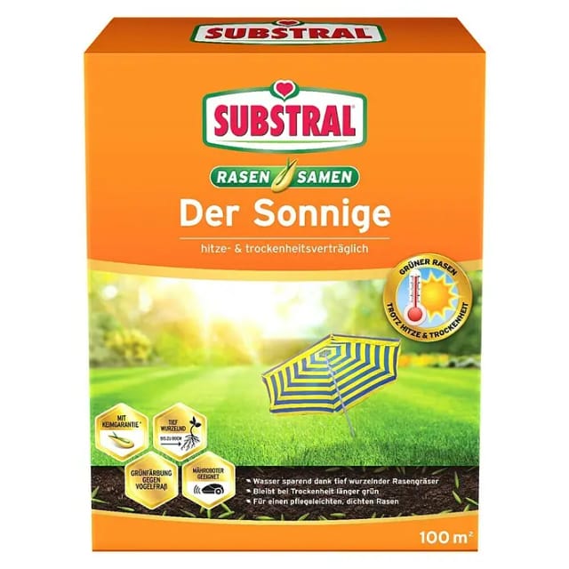 Substral - Rasensamen Der Sonnige 2,25 kg besonders hochwertiger Rasensamen