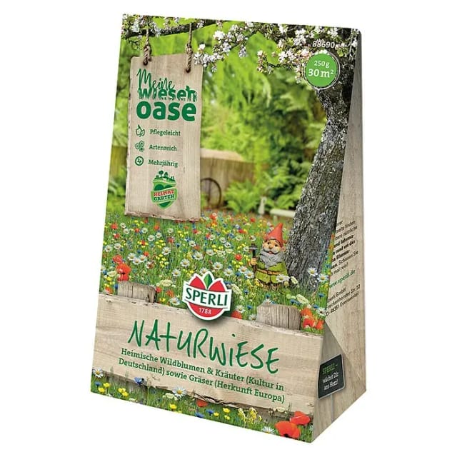 S Naturwiese heimische Wildblumen 250 g Rasensamen - Sperli
