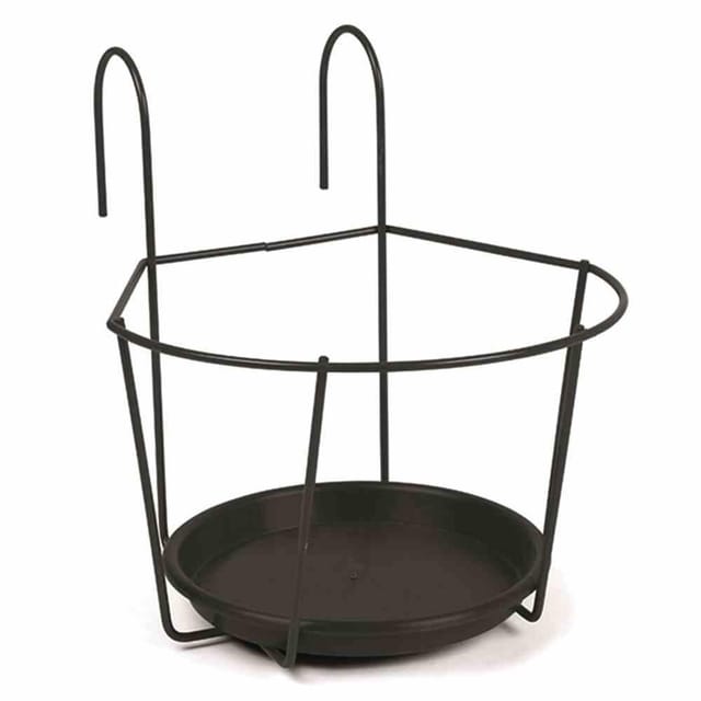 Blumentopfhalter schwarz ø 22 cm zum Einhängen
