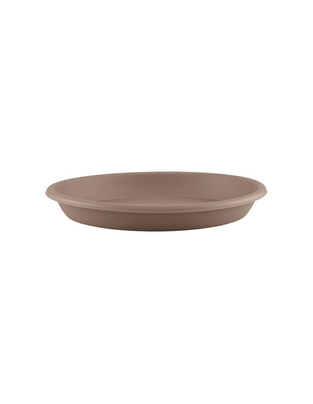 Runde Untertasse 40cm Taupe