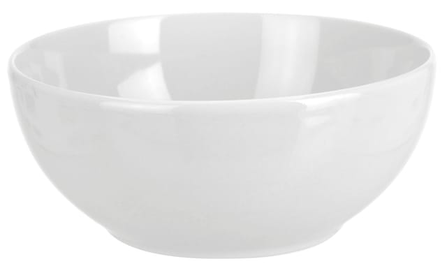 Müslischale Ø 14 cm aus Porzellan weiß - 6er Set - Müslischüssel Schale Schüssel