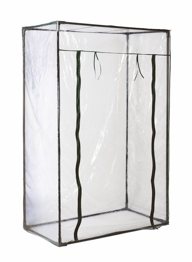 Tomaten Gewächshaus transparent - 150 x 100 cm - wetterfestes Treibhaus für Obst und Gemüse