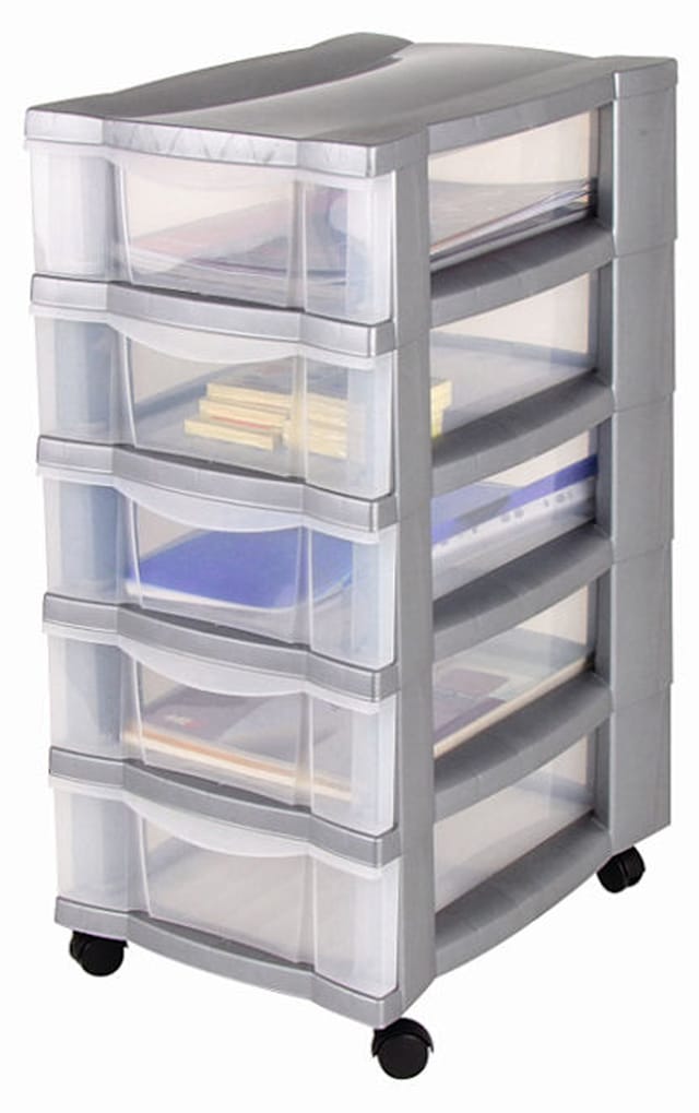 Schubladenschrank rollbar - Rollcontainer Ordnungshelfer Roll Schrank mit Rollen