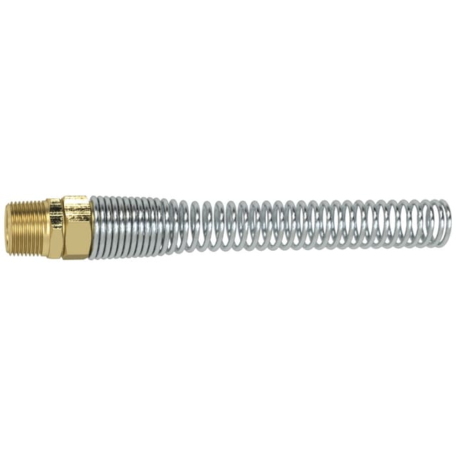 Starre Verschraubung, Knickschutzfeder, g 1/4, Schlauch-Ø 10x8, KSF14108ST - Riegler