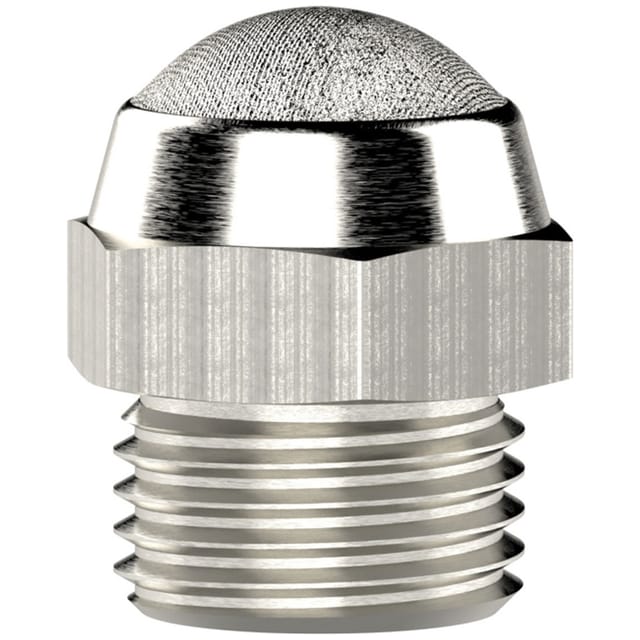Schalldämpfer, Edelstahl, flach, g 3/8, sw 19 - Riegler