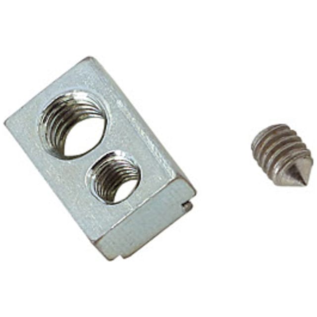 Gewindeplatte für die T-Nut, für Kompakt-/Normzylinder, M3/M4 - Riegler