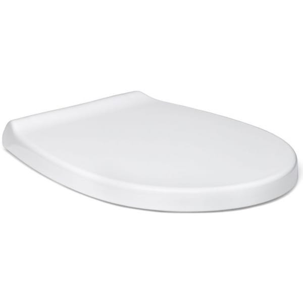 Weißer Toilettensitzbezug mit progressivem Verschluss Optima Tatay