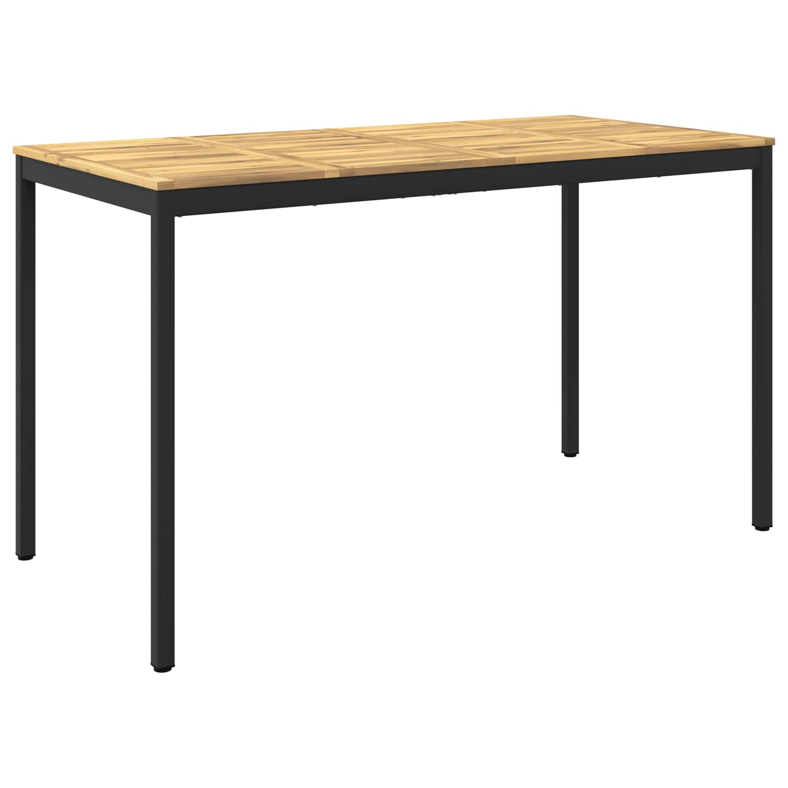 Gartenbar-tisch Weiß Und Schwarz 180 X 88,5 X 105 Cm Vidaxl