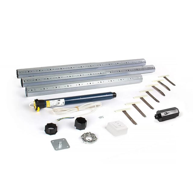Set Achtkantwelle ø60 mm mit Somfy ® Kabelmotor - 20 Nm - 3500 mm