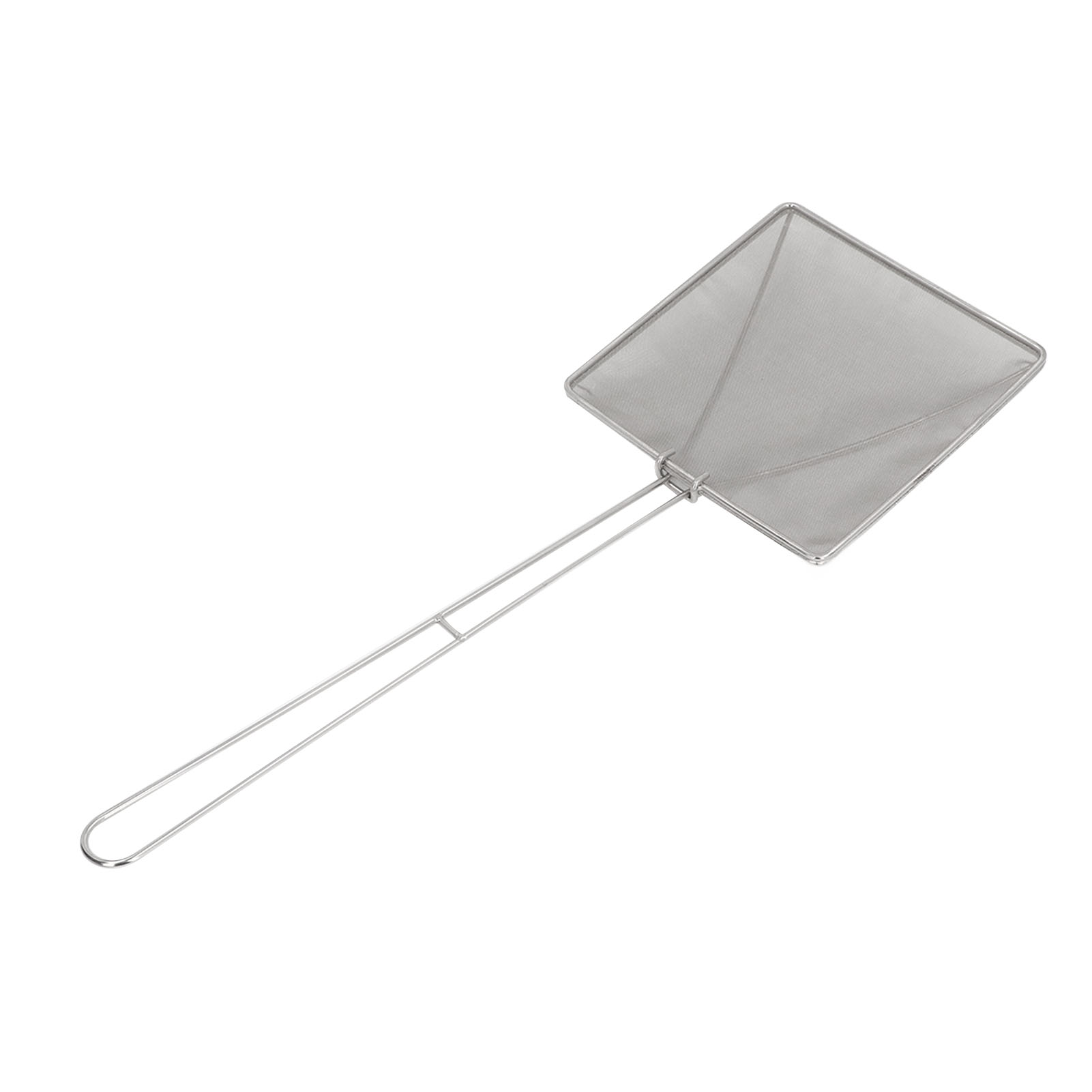 Ölreste-spatel, Quadratisches Sieb Aus Edelstahl 304, Wok-schöpfkelle, Schaumlöffel Zum Kochen Und Braten.
