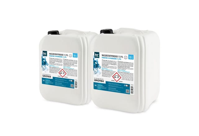 2x 10 L Wasserstoffperoxid 11,9%
