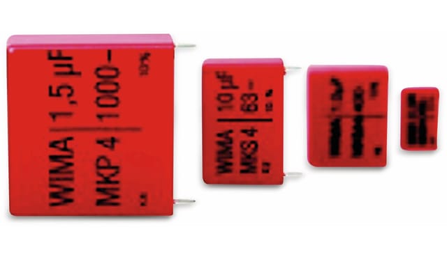 WIMA Folienkondensator, 0,1 UF, 1000 V-, radial, RM 22,5, MKS4O131005D00KSSD