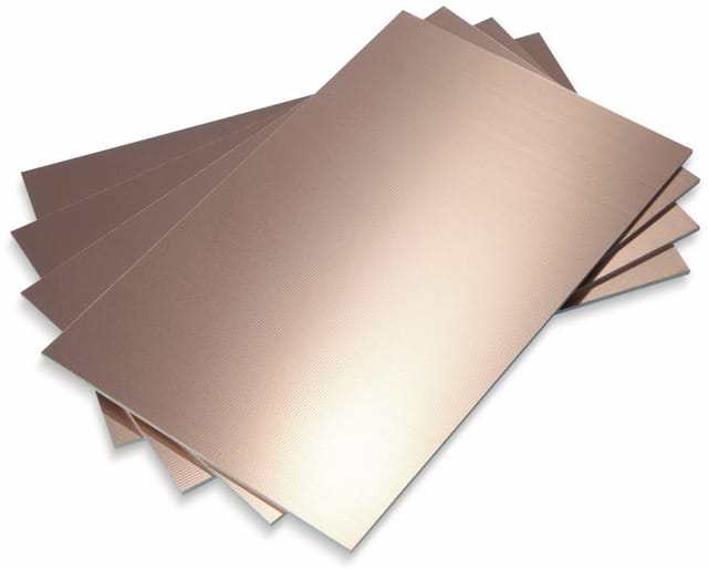 Fotobeschichtetes Leiterplattenmaterial, FR4 100X160X1.5 35/35, 100 x 160, doppelseit.35/35 - Bungard
