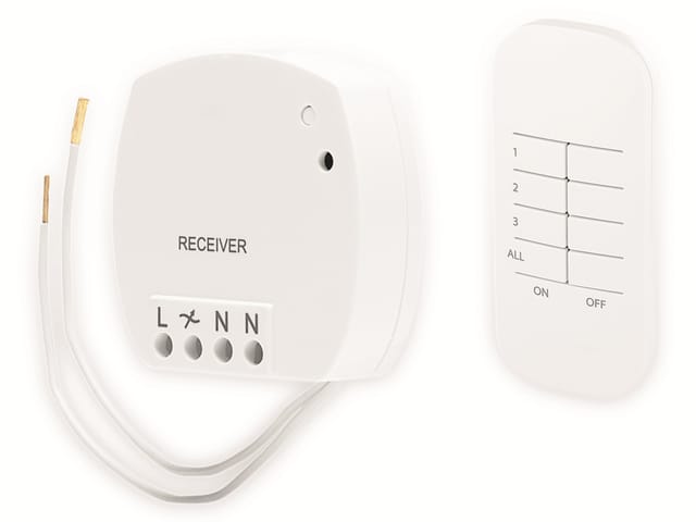 SH4-99560 fsk 433 MHz Funk-Schalter, Fernbedienung mit Dimmfunktion SH4-99560 - Smartwares