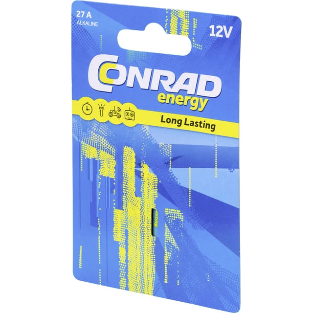Conrad Energy - 27A Spezial-Batterie 27 a Alkali-Mangan 12 v 20 mAh 1 St.