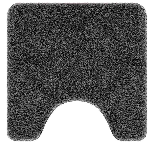 Badematte 2 pcs Dunkelgrau 50 x 50 cm Polypropylen Vidaxl