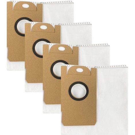 Kompatibel Mit Zubehör Für Den Roborock H50 Ultra Handstaubsauger: 4 Staubbeutel Aus Vliesstoff.