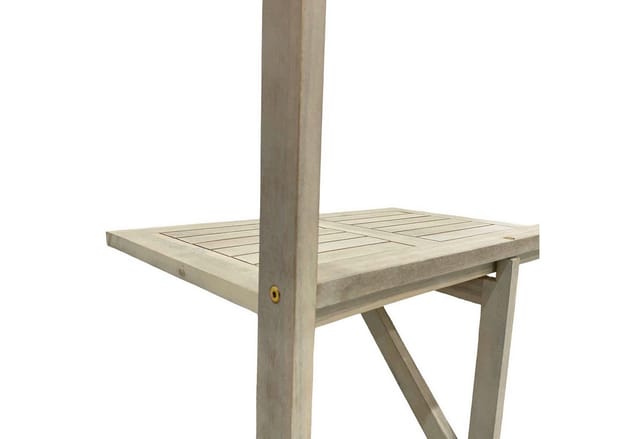 Balkonhängetisch Balkontisch Hängetisch Klapptisch Balkon Tisch Weiß Klappbar