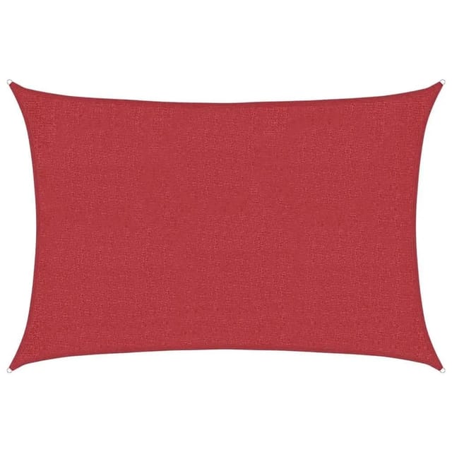 Sonnensegel 160 g/m² Rot 2,5x3,5 m hdpe Vidaxl
