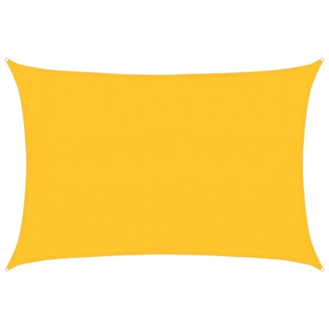 Sonnensegel 160 g/m² Gelb 3x4,5 m HDPE vidaXL