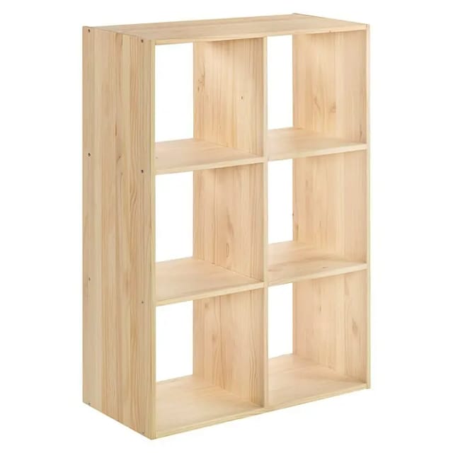 Astigarraga - Modulares Bücherregal 6 Würfel dinamic Kiefer massiv