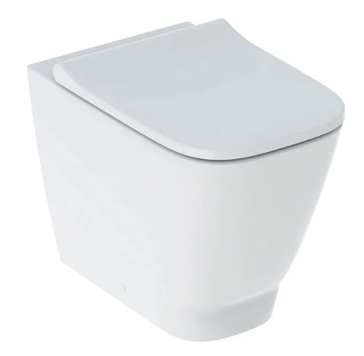 Stand-WC 35,5x54 weiß glänzend Geberit Smyle Square - Senza coprivaso