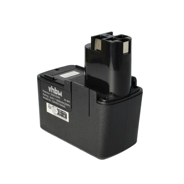 Vhbw - Akku Ersatz für Bosch BAT001 für Elektrowerkzeug (3300mAh NiMH 9,6 v)