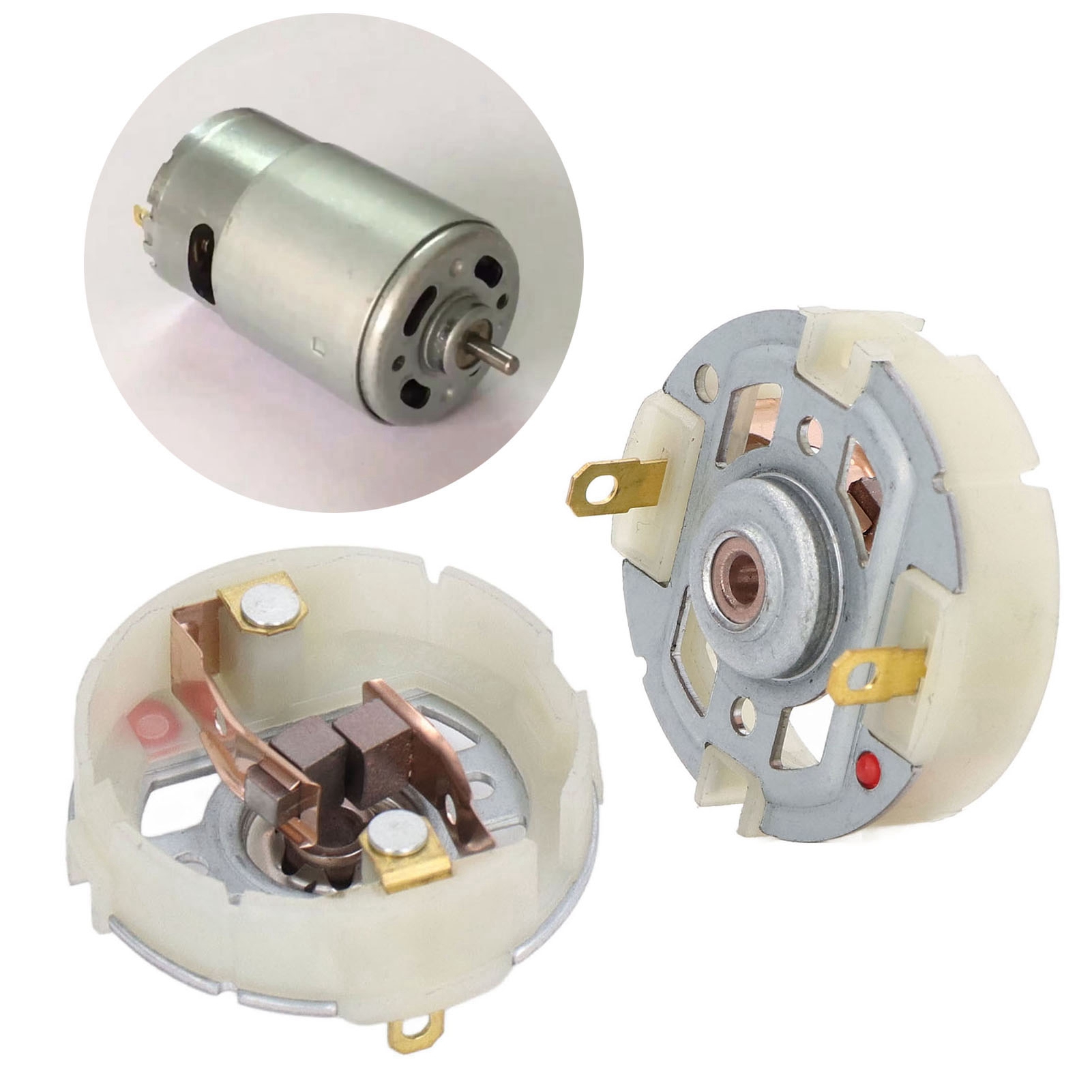 Rs550 Kohlemotorbürste Mit Halter, Zubehör Für Bohrmaschine, Elektroschrauber, 2 Stück.