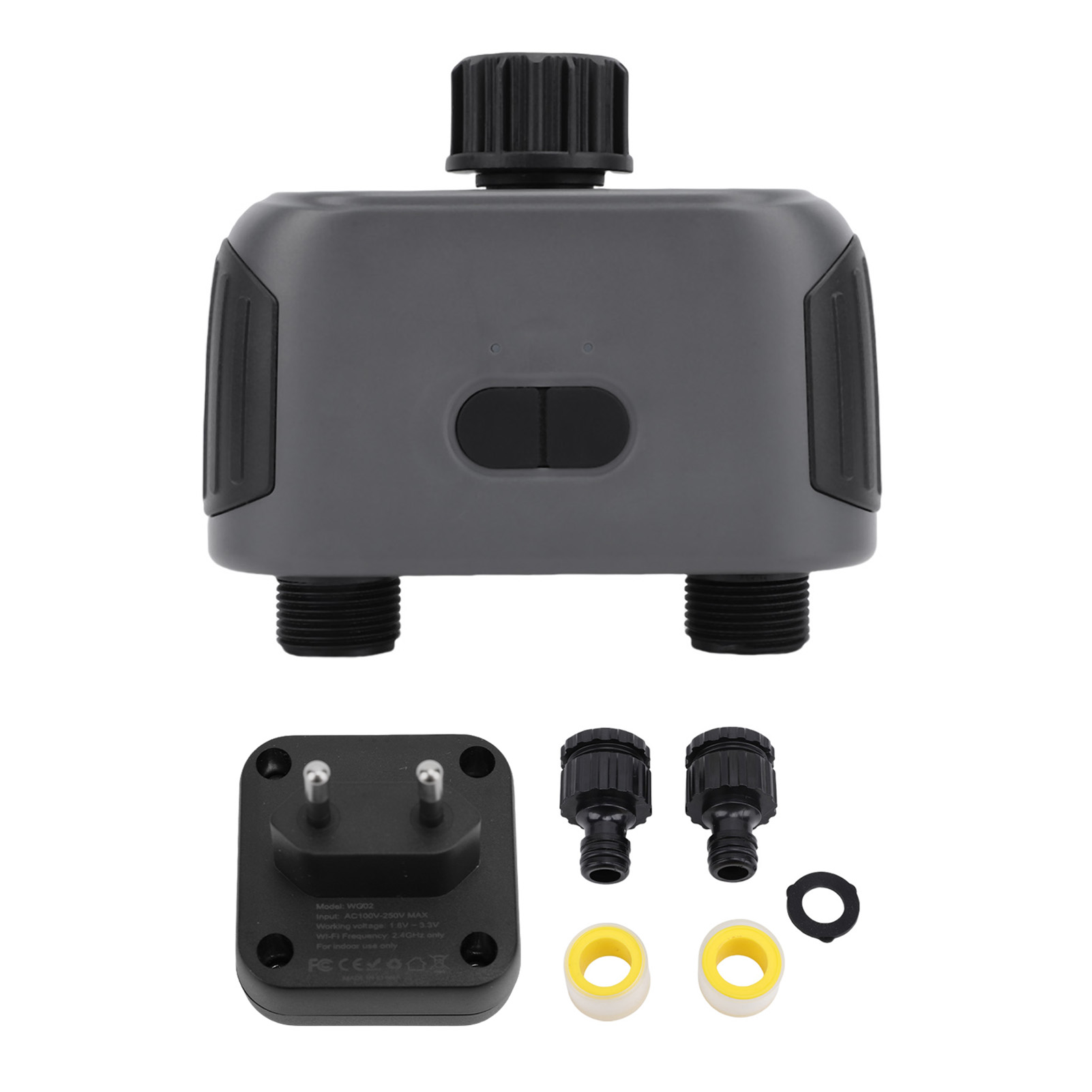 Wlan-bewässerungstimer, 2 Ausgänge, Einstellbare Bewässerung, Intelligenter Wasserventil-controller Mit Gateway.