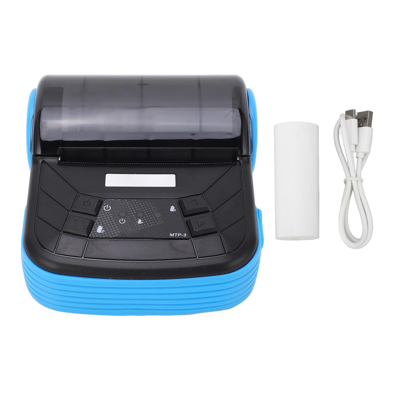 Mini-tragbarer, Kabelloser Bluetooth-thermodrucker (80 Mm) Für Belege, Tickets, Rechnungen Und Kassenbons