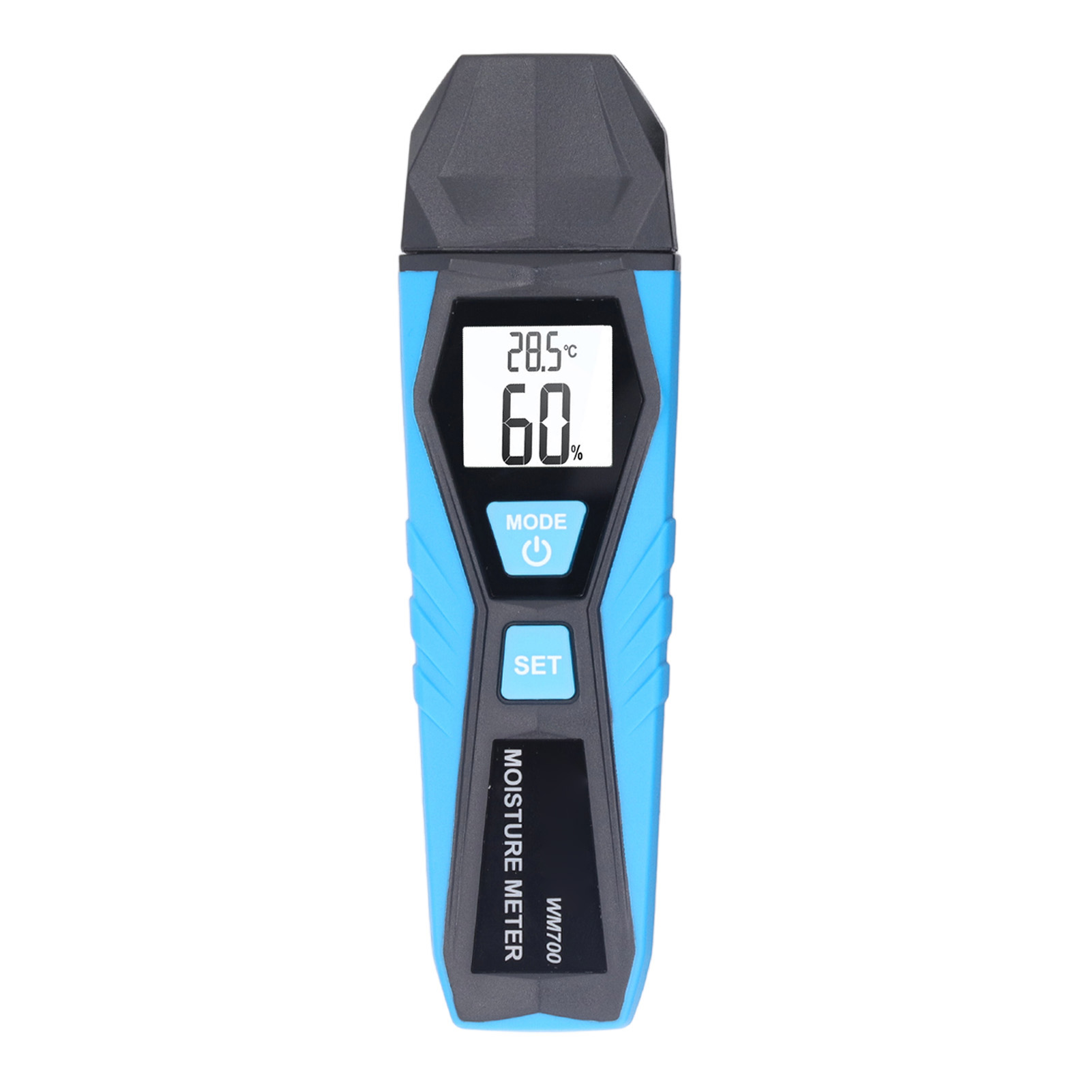 Tragbares Feuchtigkeitsmessgerät Mit Lcd-bildschirm, Digitales Testgerät Für Holz, Beton, Kalk, Mörtel, Ziegel, Feuchtigkeitserkennung, Wm700.